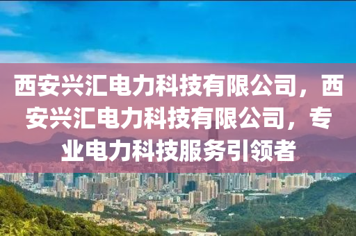 西安兴汇电力科技有限公司，西安兴汇电力科技有限公司，专业电力科技服务引领者